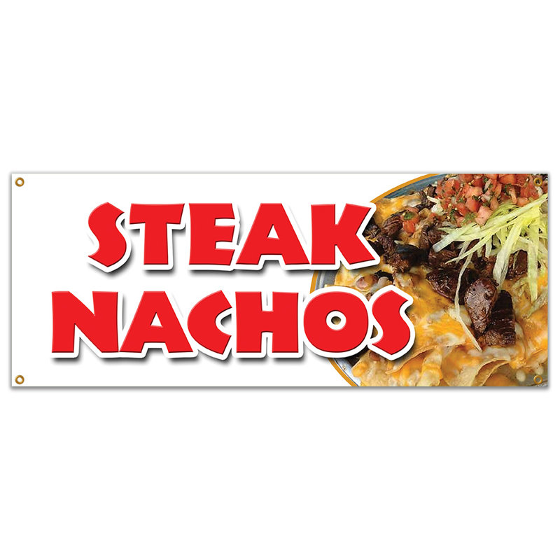Bannière de steak Nachos