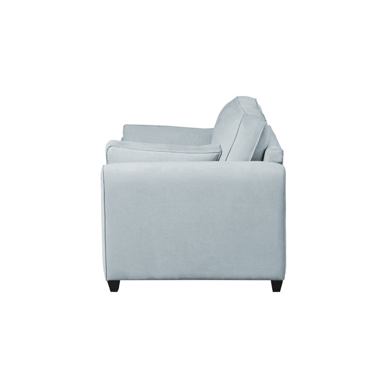 Bulma 2 Seater Sofa Bed, Blue Polyester Blend