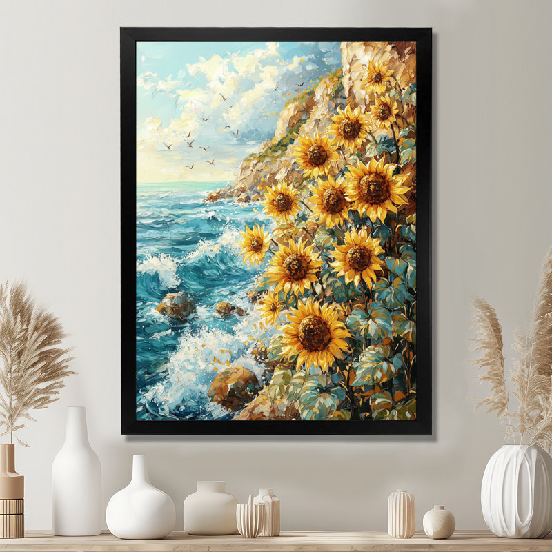 Dittmyre - impressions murales florales, Noir, H 20 po x l 12 po, Picture Framed