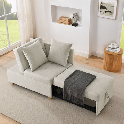 Fauteuil convertible avec dossier réglable
