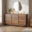Catarina 59‚Äù Wide Modern 9 Drawer Dresser, Wooden Storage Chest Of Drawers,Walnut-770600031