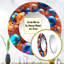 Miroir mural Sauli Mystical Marbles III - formes abstraites, miroir moderne, impression sur métal-1406149326-1360963937