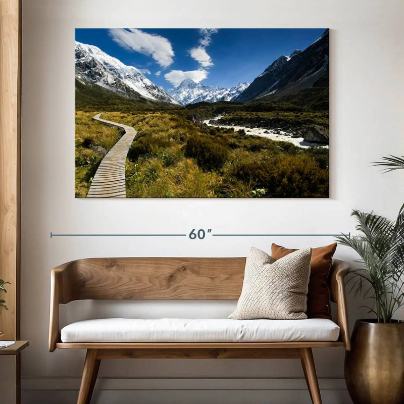 Hooker Valley Trail, 34" H x 51" W