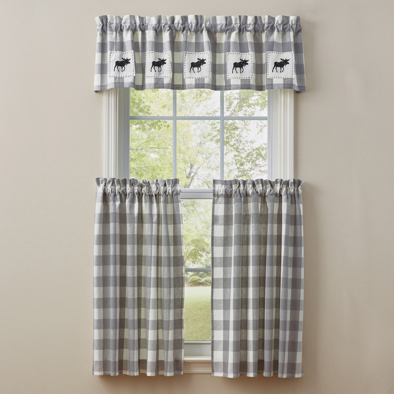 Red Buffalo Check Tiers 36x72, Gray