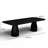 Brocha Black 106" Long Ash Dining Table