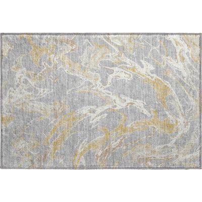 Premium Machine Washable Cossette AMF1035 Abstract Rug