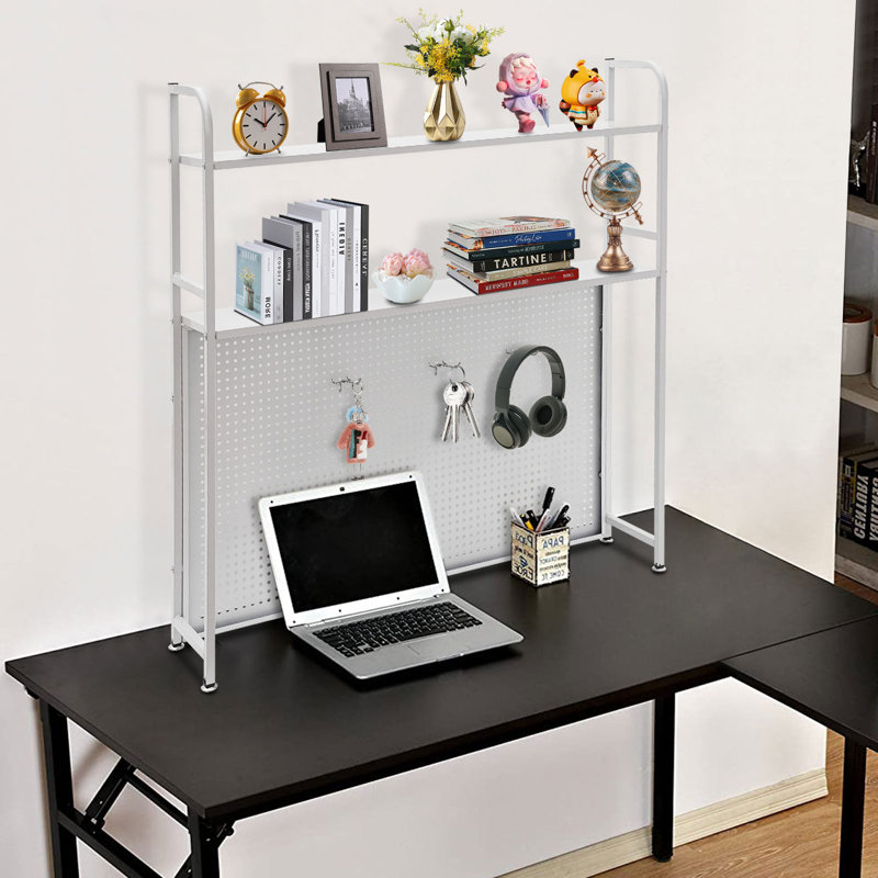 Desk Organizer Rack, White