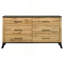 Commode 6 tiroirs Natural Pine