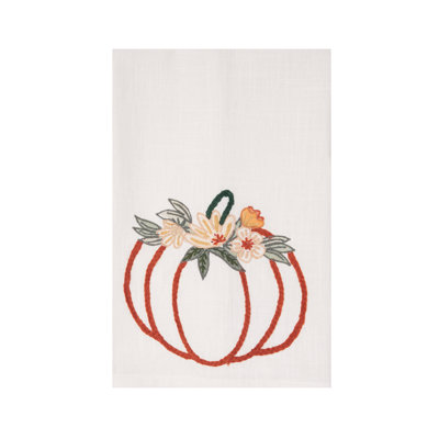 Serviette d'automne floral
