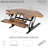 44" Corner Standing Desk Converter DESK-V000VC Series-93617807