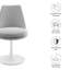 Chaise pivotante rembourrée Lippa-105239765-105239763