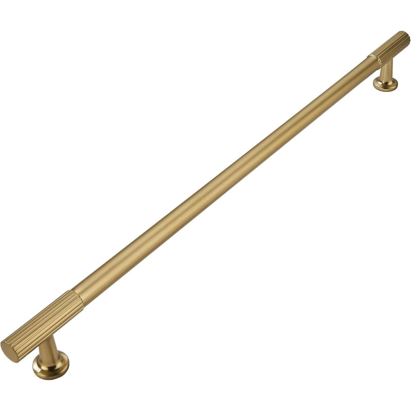 Ensemble de 1 poignée pour appareils électroménagers avec poignées de tiroir en bronze satiné et laiton massif pour quincaillerie d'armoire