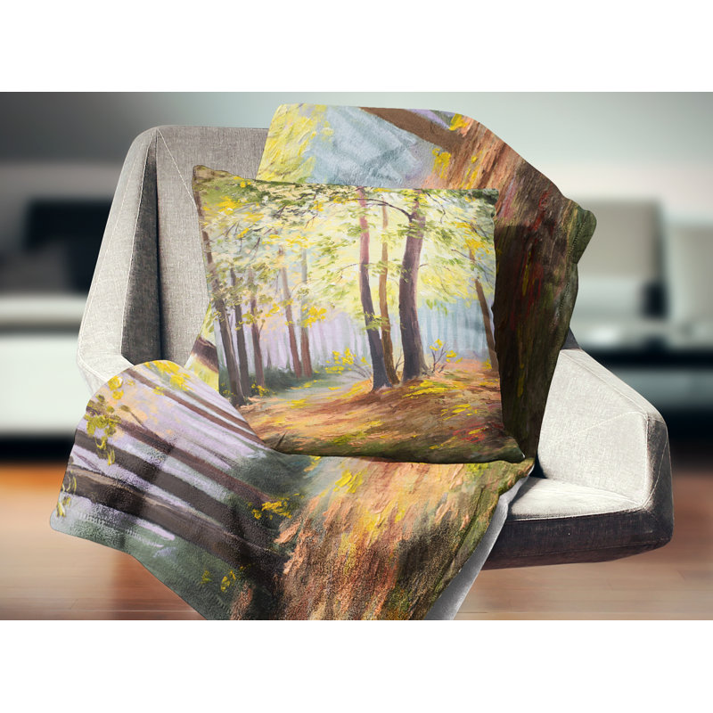 Landscape Throw Pillow, 18" x 18", Throw Pillow