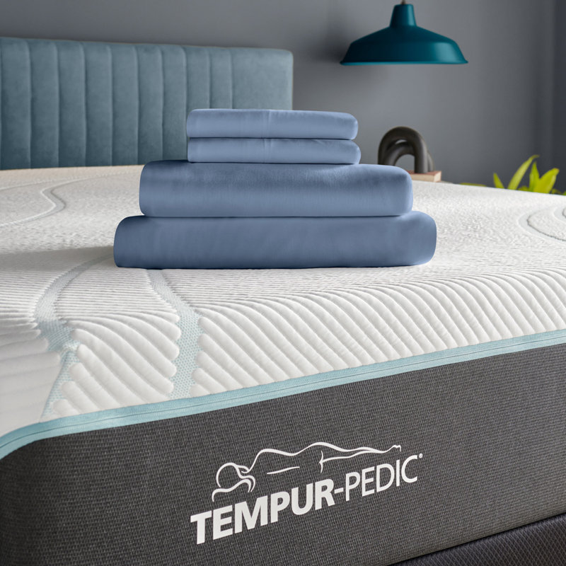 Tempur-Rayon from Bamboo Sheet Set, King Sheet Set + 1 Fitted Sheet/2 King Pillowcases, Vintage Indigo