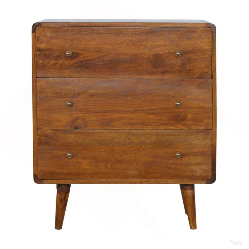 Commode courbée courbée