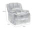 Deondray Faux Leather Home Theater Seat
