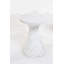 Isabelle Marble Top Pedestal End Table