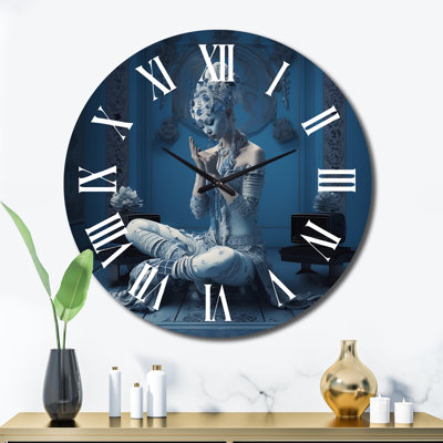 Horloge murale en métal