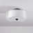 Linen Semi Flush Mount