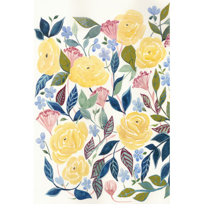 Unbound Blossoms I by Grace Popp - Wrapped Canvas Painting