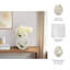 Sagebrook Home 14" Tournai Quartz Resin Vase