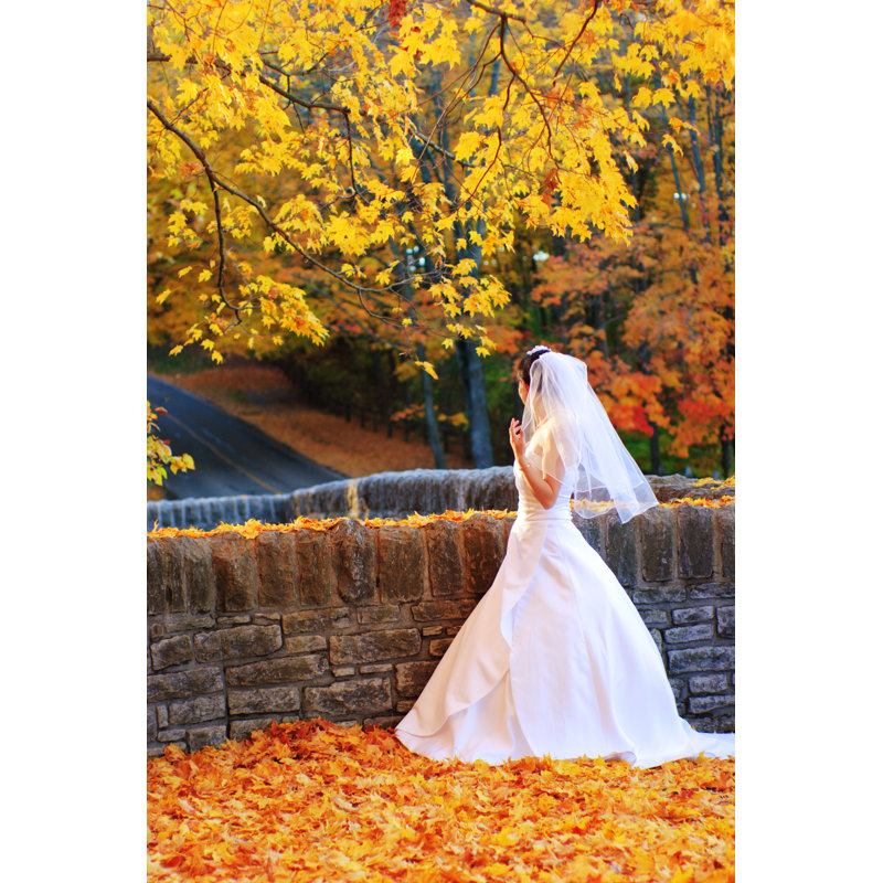 Bride In The Fall by Coldspring - Wrapped Canvas Print, 122cm H x 81cm W