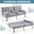 Upholstered 62.5" W 3-in-1 Sofa Bed-1890176506-1969848647