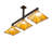 Prairie Corn 3 - Light Oil Rubbed Bronze Pendant