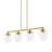 Dhaniyal 4 - Light Steel Dimmable Kitchen Island Square / Rectangle Chandelier-680799622