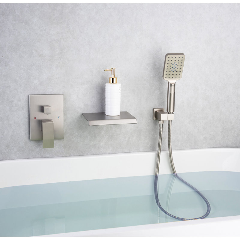 All-In-One Kit with Rough in-Valve, Brushed Nickel