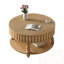 Table basse ronde avec couvercle rabattable et tablette ouverte-1546084561