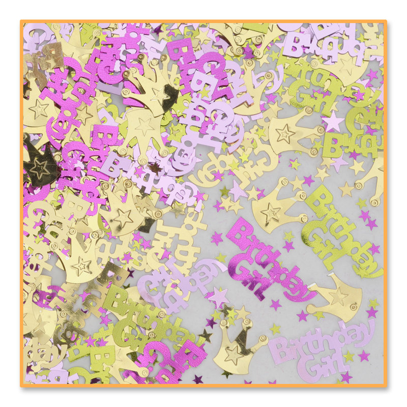 «Royal Birthday Girl Confetti»
