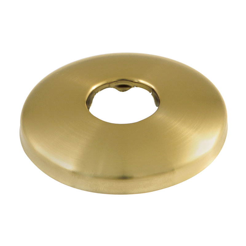 Kingston Brass Shower Scape Round Shower Arm Flange, Satin Brass