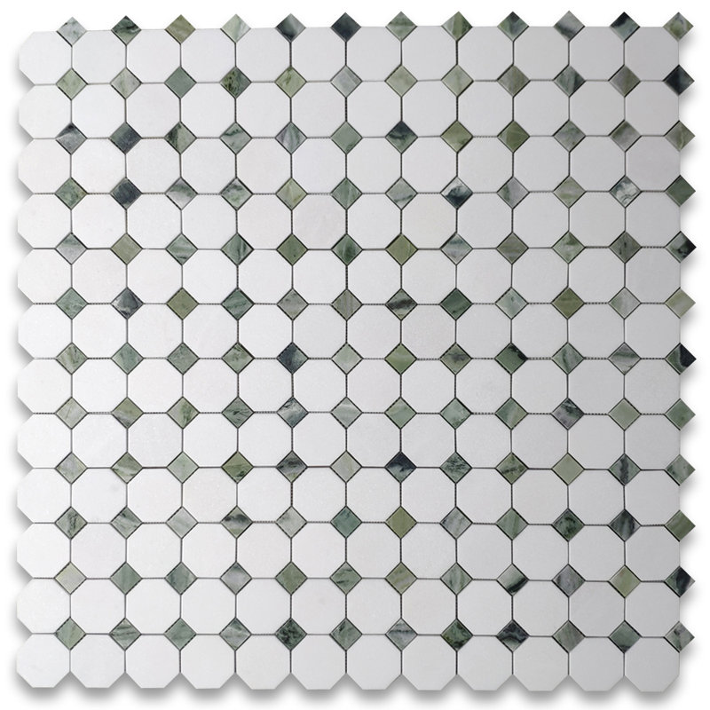 12" x 12" Marble Mosaic Wall & Floor Tile