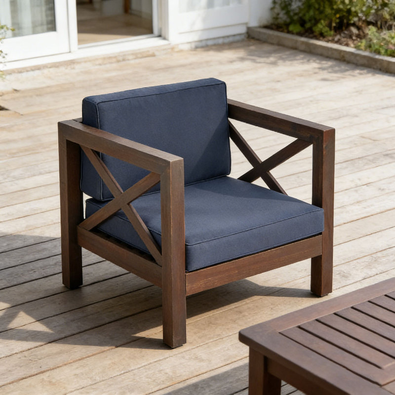 Chaise de patio pour club, Gris, Grey