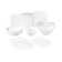 Saldivar 24 Piece Porcelain China Dinnerware Set - Service for 6