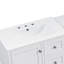 Meuble-lavabo double 84 po 84 po