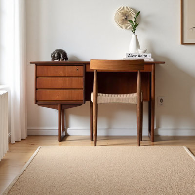 Modern solid wood cherry wood desk