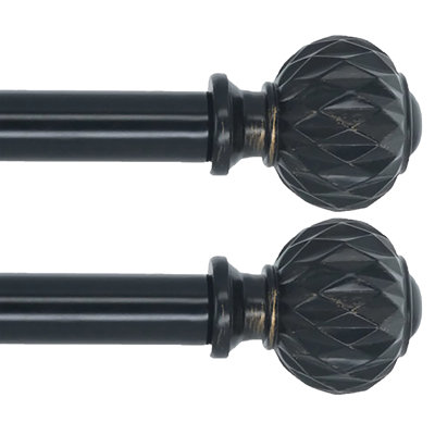 Nickoy Adjustable Single Curtain Rod
