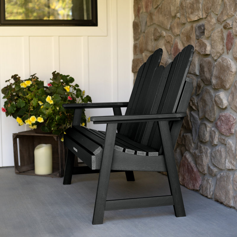 Banc d'extérieur 4 pieds Chalee, Noir