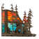 Rustic Lodge 6 - Light Antique Copper Pool Table Lights Pendant