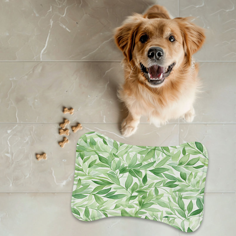 Tapis vert reflet vert 1 pièce