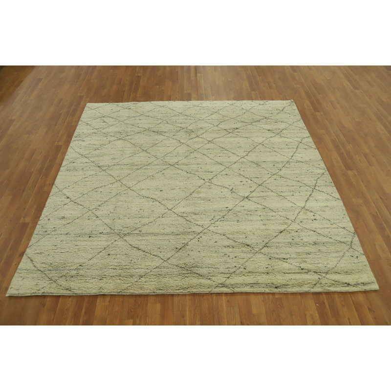 Tapis indien marocain en laine 8 x 8