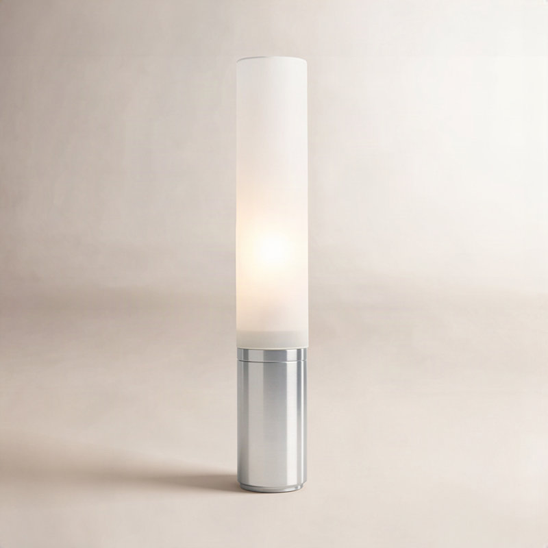 Elise Novelty Table Lamp, Silver, 18" H x 3" W x 3" D