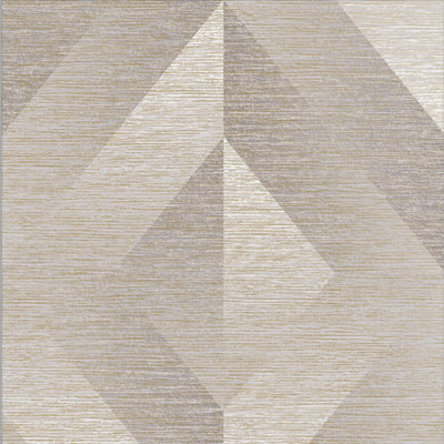 Atelier Geometric Non-Pasted Metallic Wallpaper Double Roll