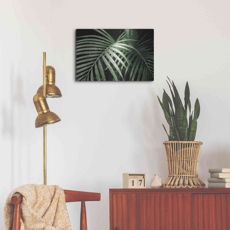 «Palm Fronds Green» par Debra Van Swearingen, H 16 po x l 24 po
