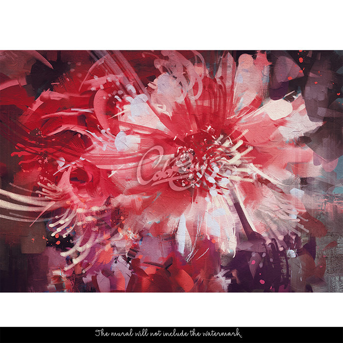 Kernis Matte Peel & Stick Mural, 250 x 250cm