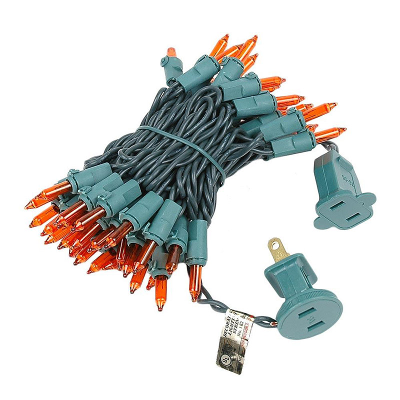 Mini-chaîne pour l’extérieur 11'50 ampoules Pirtle, ambre, vert