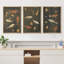 «Moody Carp Fish», ensemble de 3 reproductions d'art sur toile encadrées-109881622-109881625
