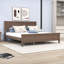 Lit plateforme en bois avec tête de lit et lattes-991636044-991636085